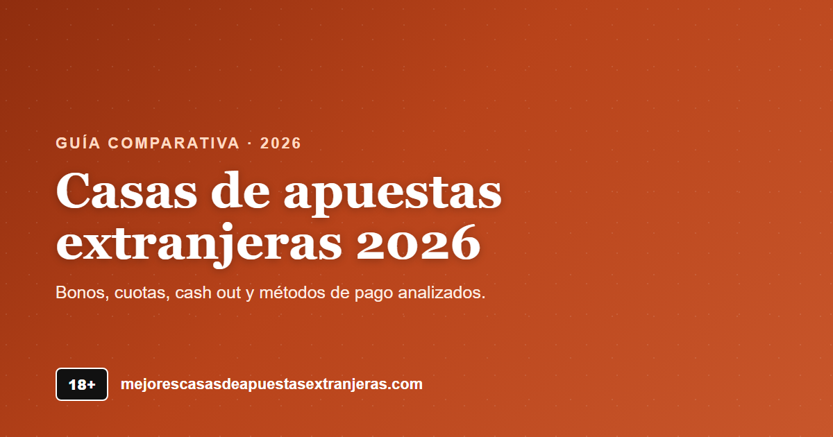 Casas de apuestas extranjeras